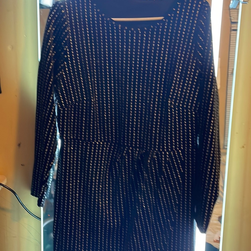 Black and silver dress sz 16 new never worn